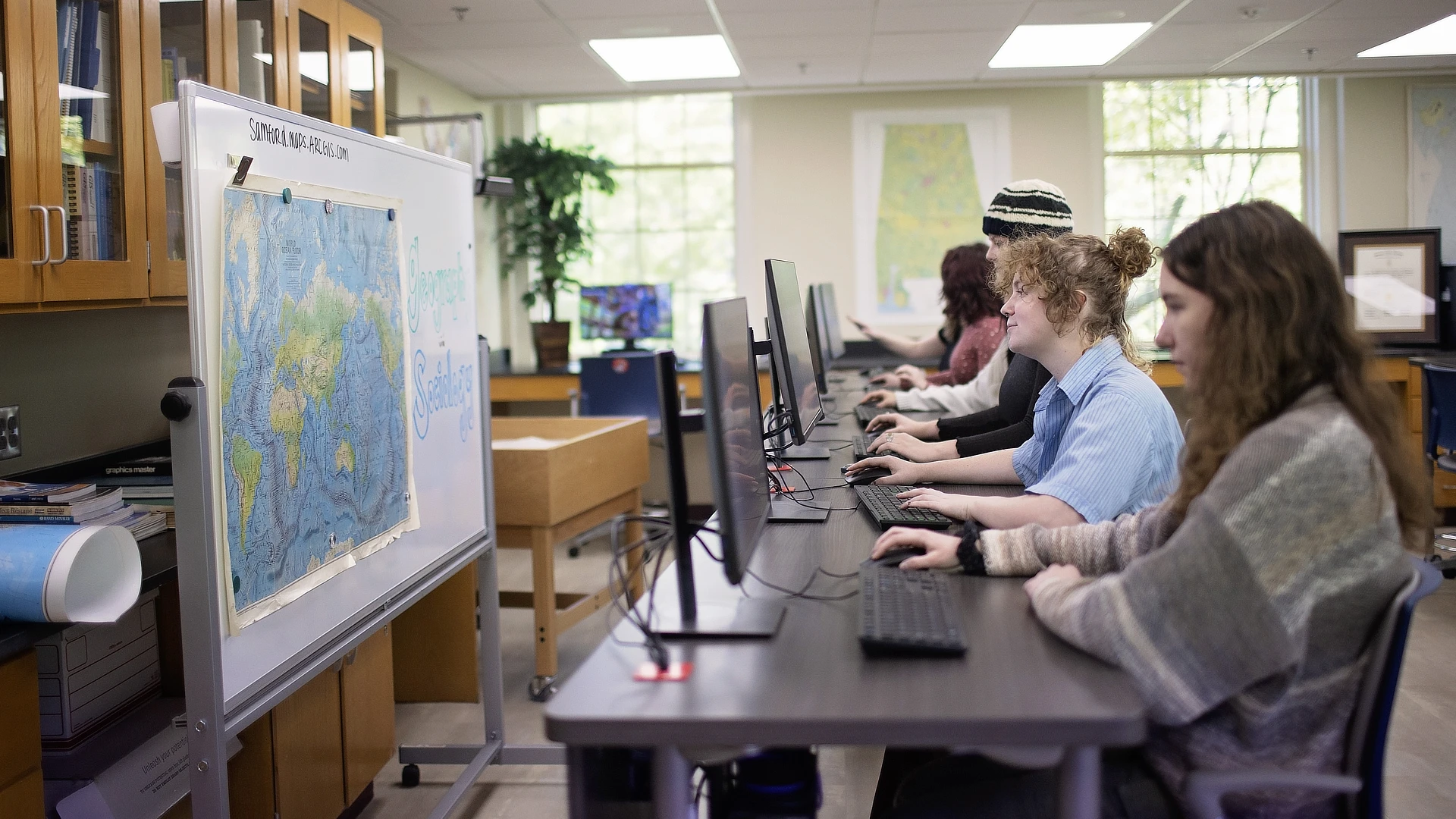 Geography Students Together