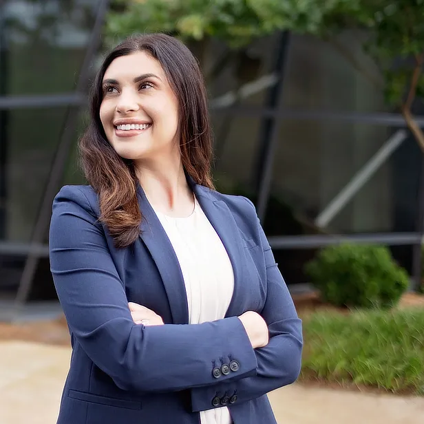 Female Student in Suit