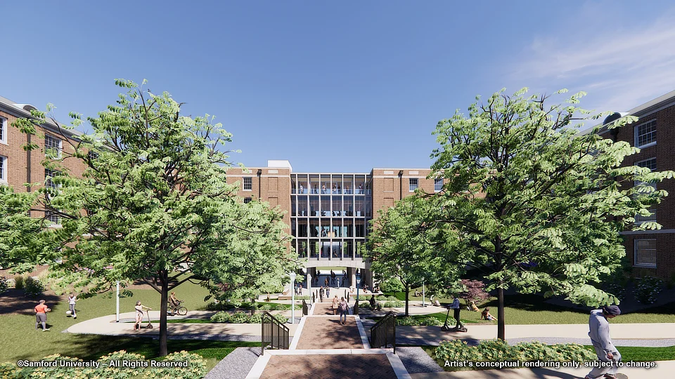 Freshman Residence Hall Elevation Center 3