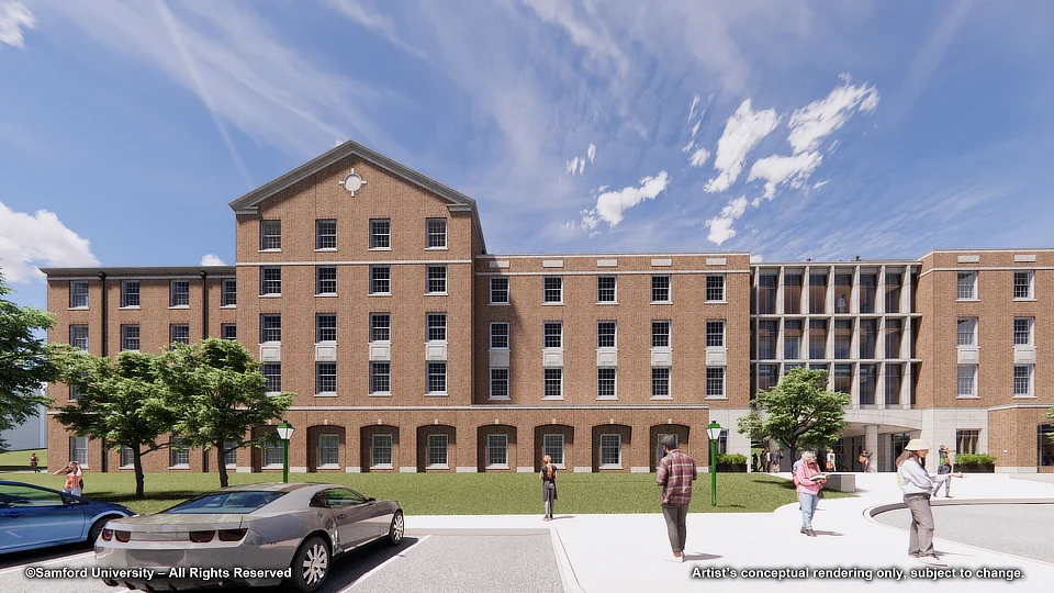 Freshman Residence Hall S Elevation Offset