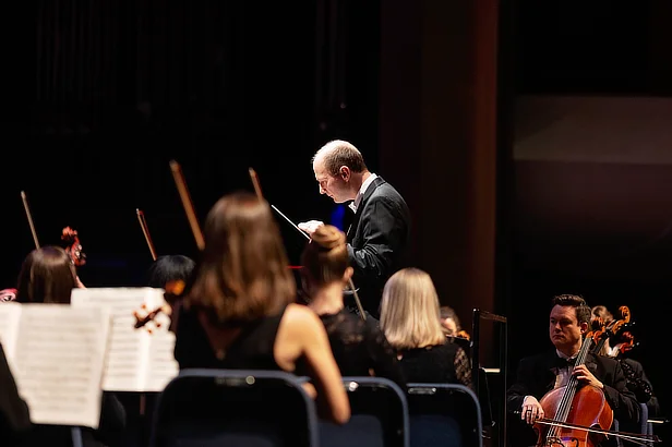 Samford Orchestra on Stage