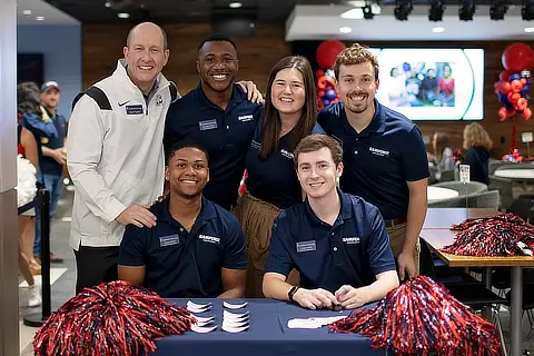 President Taylor with five ambassadors