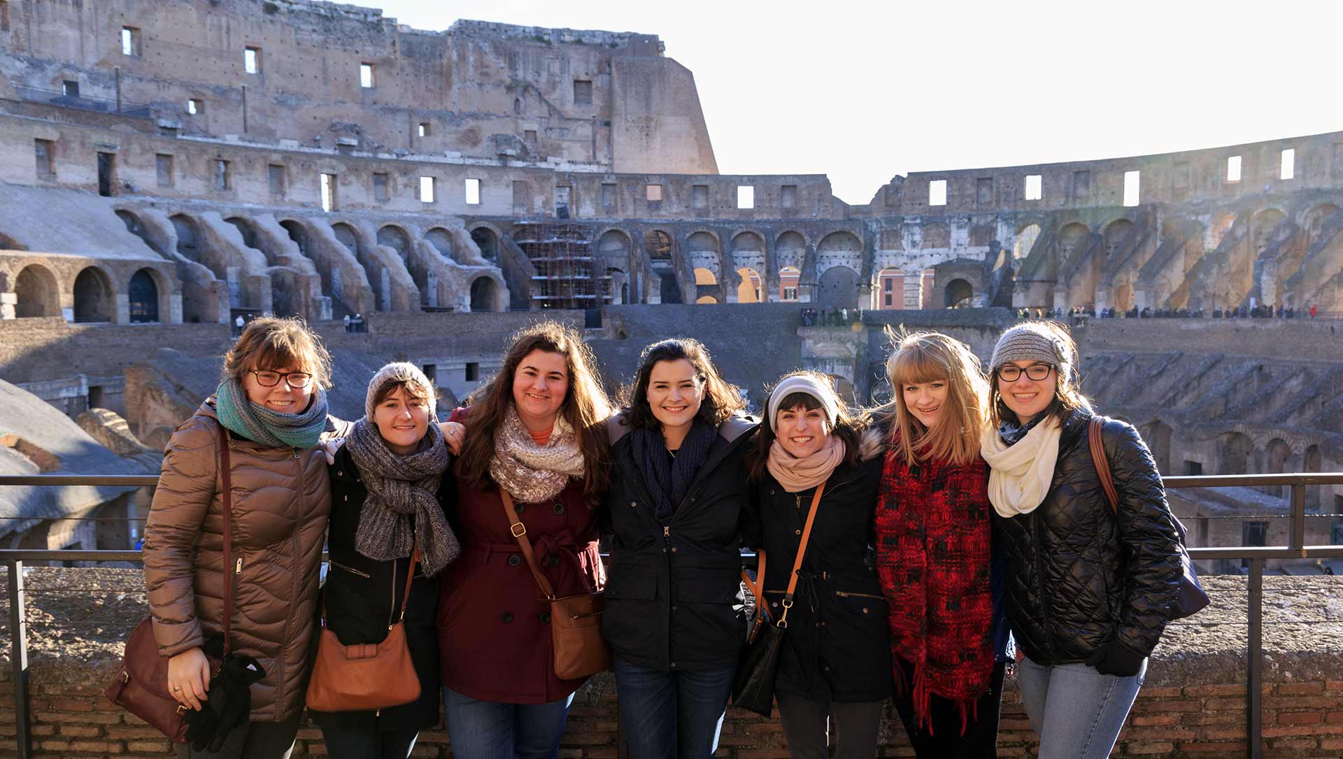 Samford students in Rome