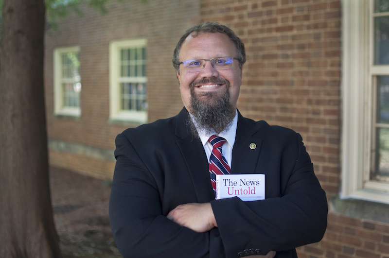 Communication and media professor Clay Carey