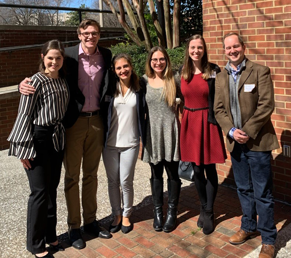 History students with professor Anthony Minnema