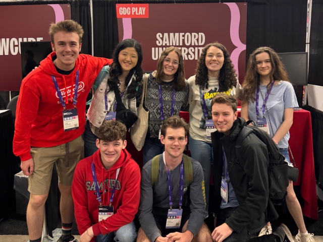 Game Design Students at Game Design Conference