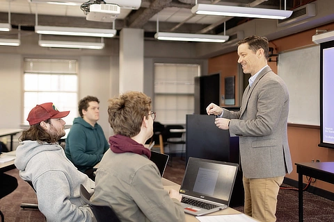 professor teaching