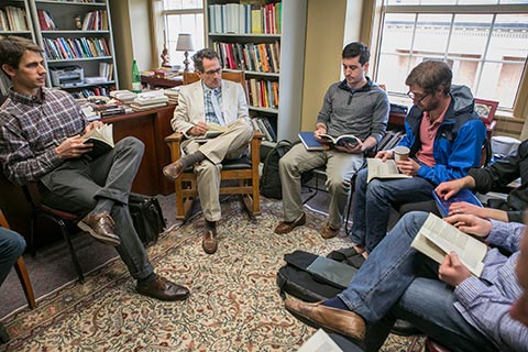 Students Meeting in Professors Office