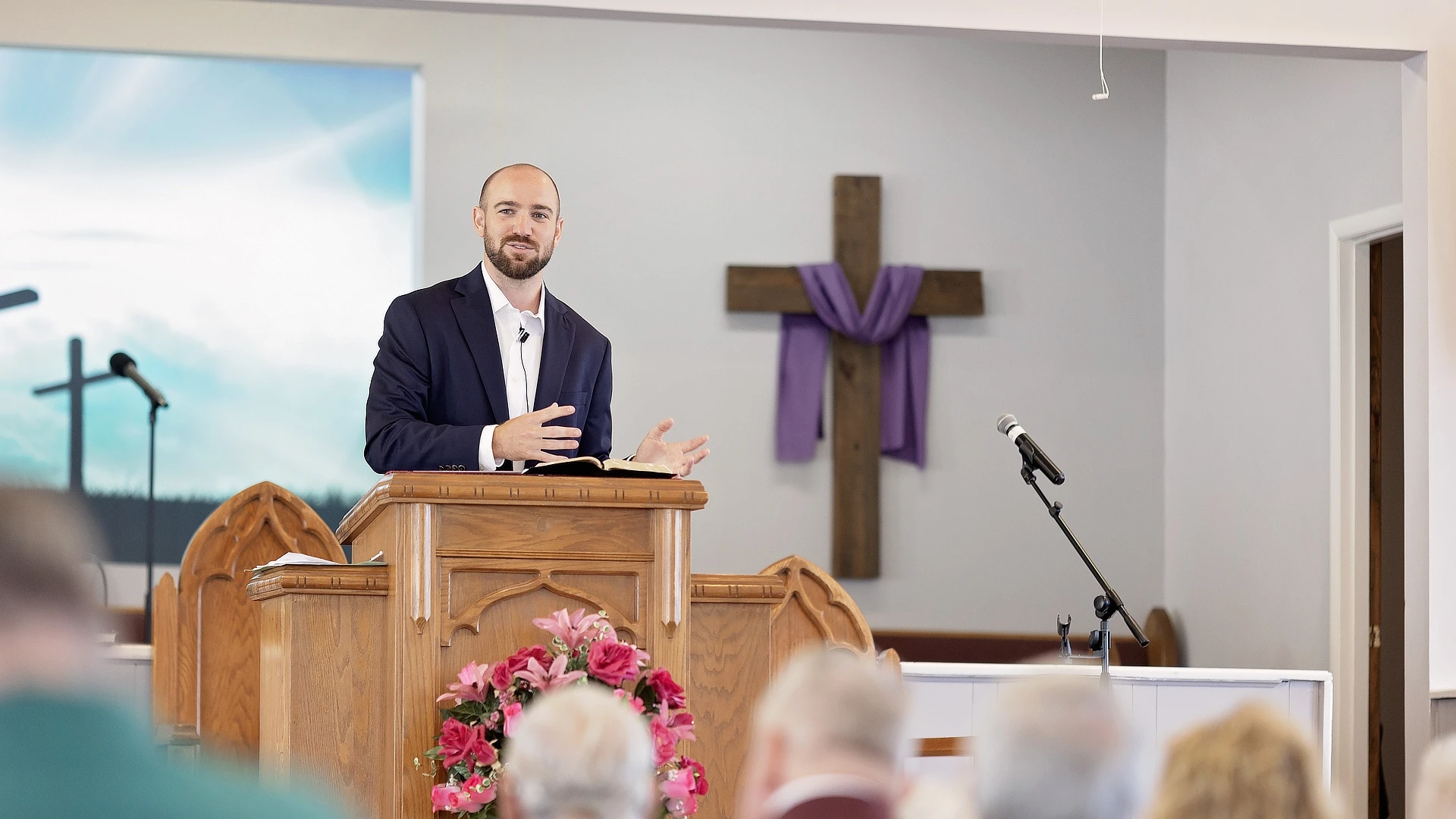 Ben Coggin Preaching