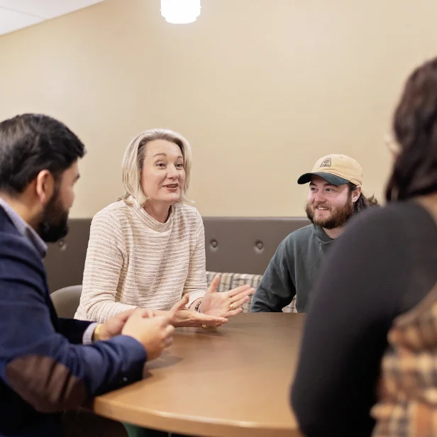 divinity students discussing