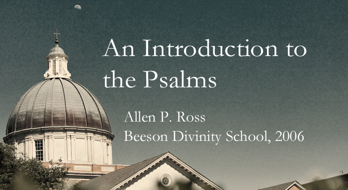 introduction to the psalms