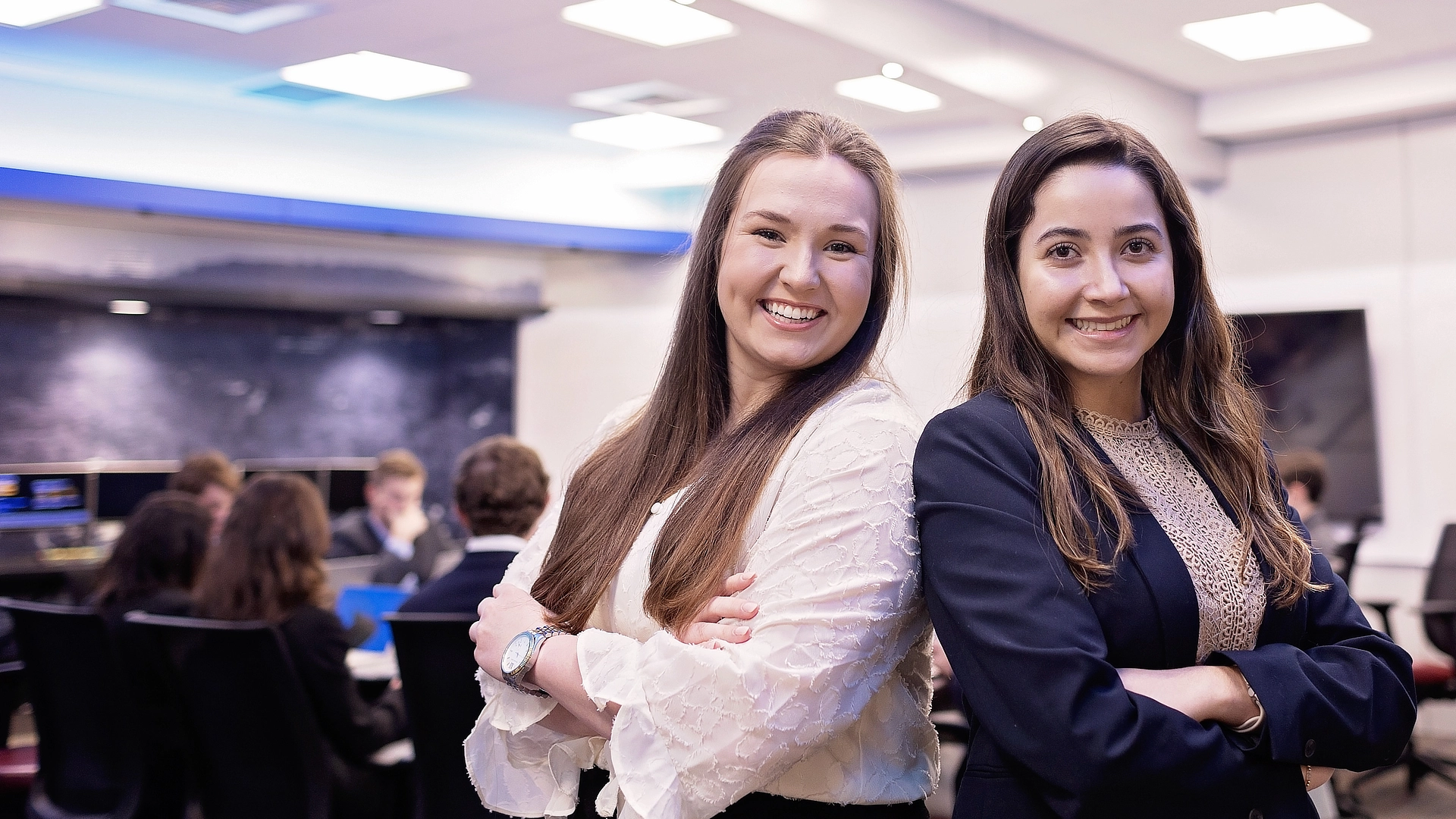 female business students