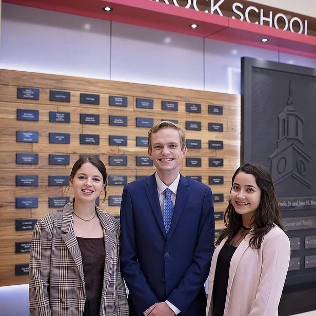 three brock students