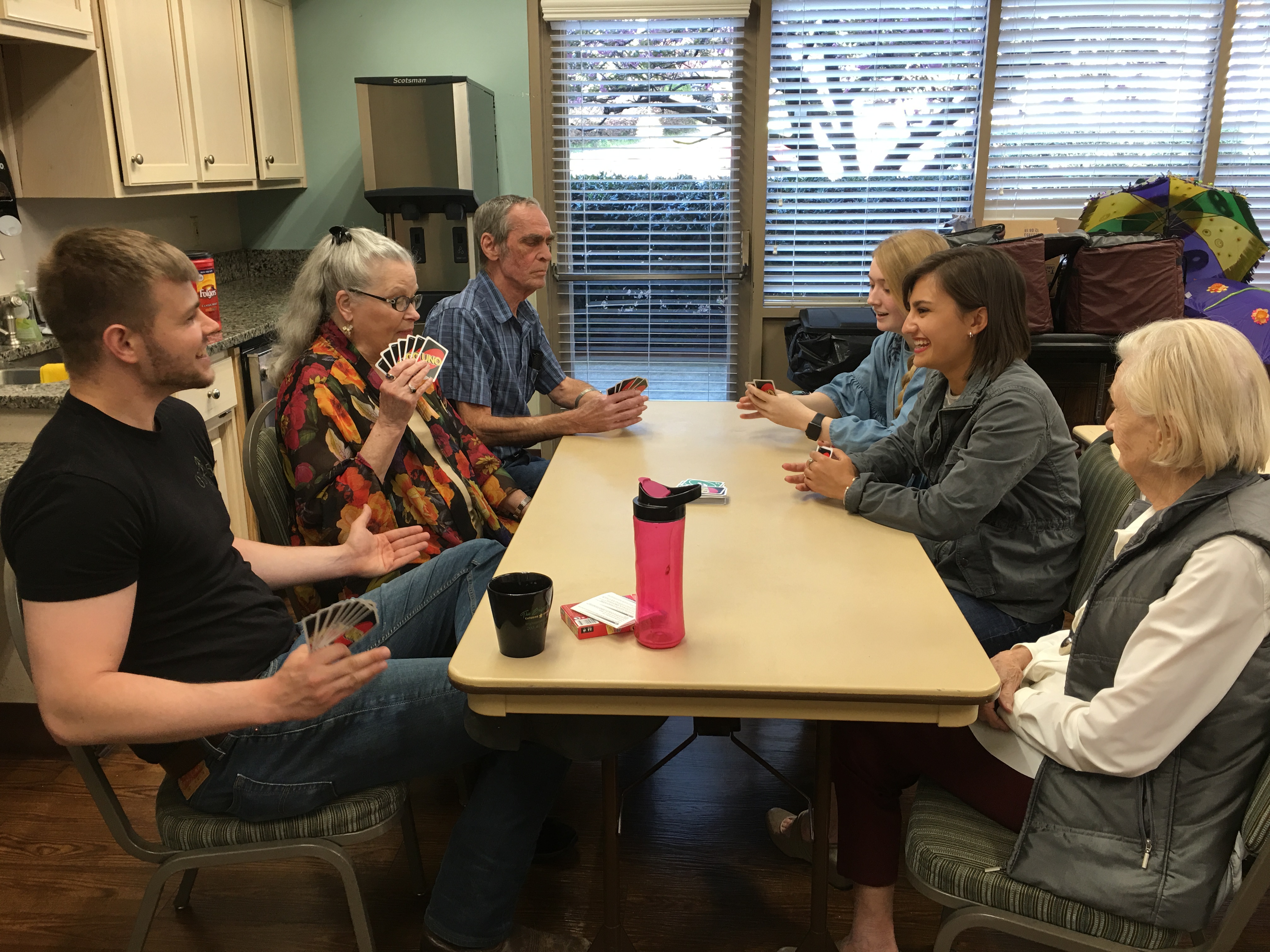 uno game at episcopal place