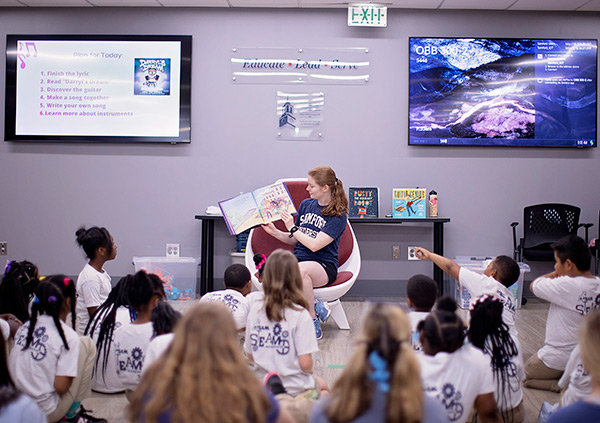 samford student in classroom