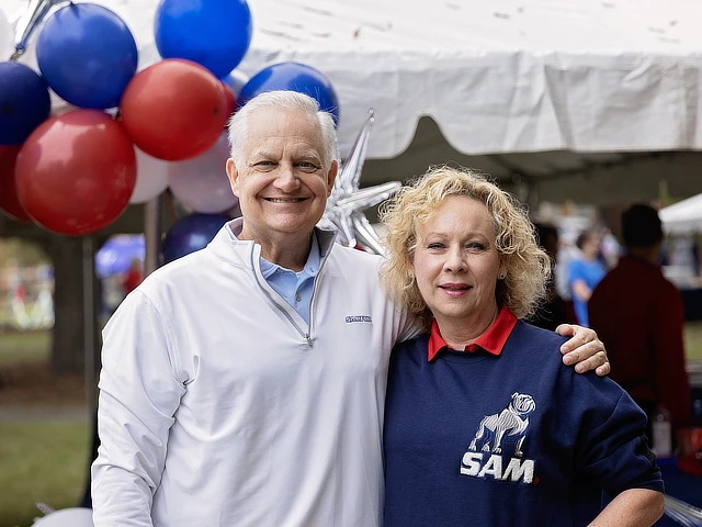 Bill Cleveland and Jane Cobia