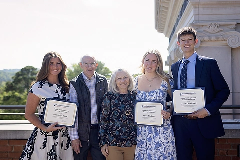 students with donors