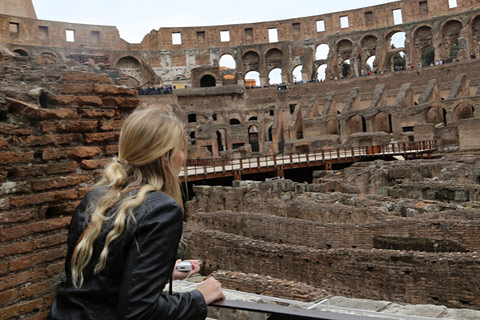 student in italy