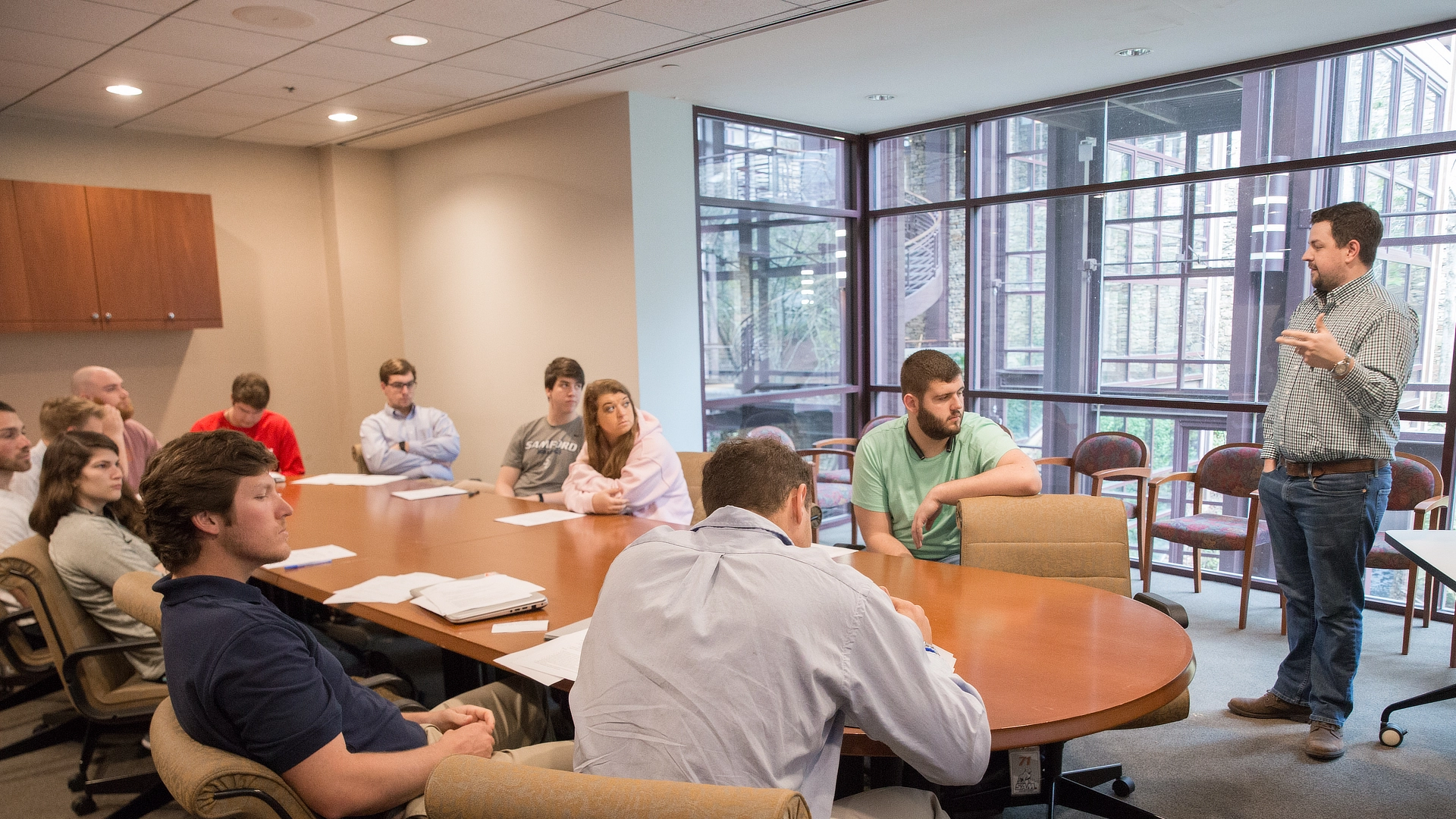 sports admin in room