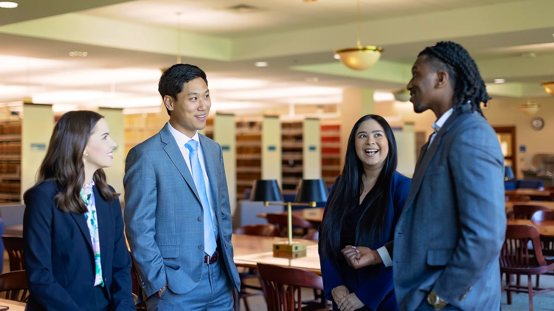 Students in Law Library