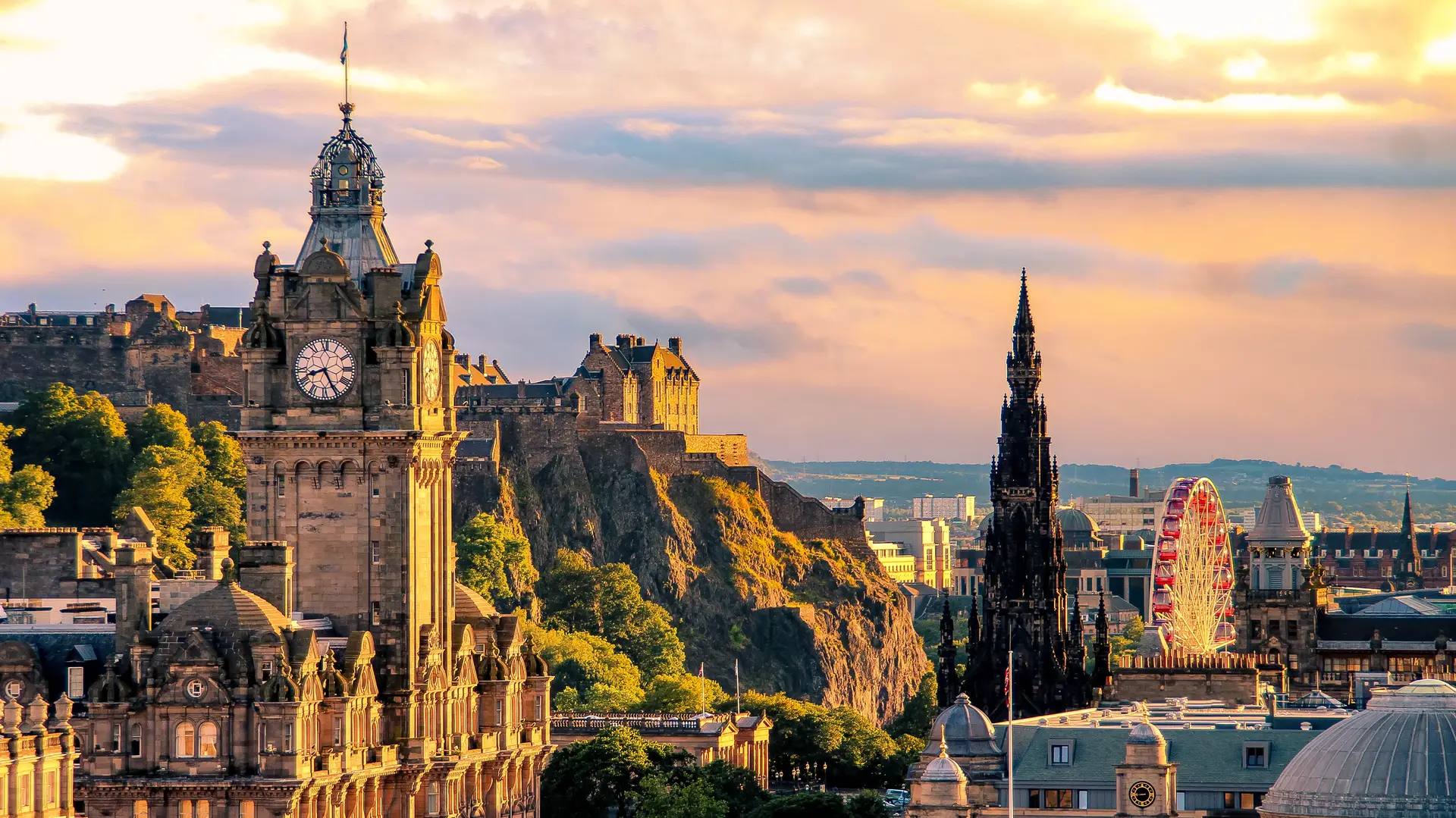 Edinburgh Scotland Skyline