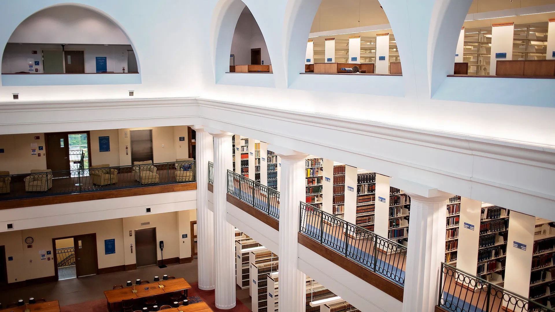 top floor of the law library