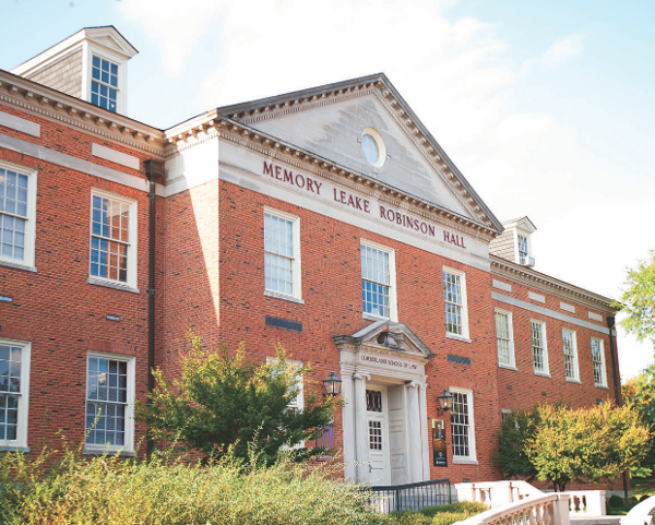 front view of robinson hall