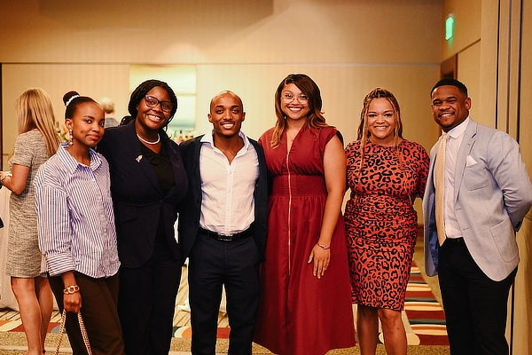 group of people at an event