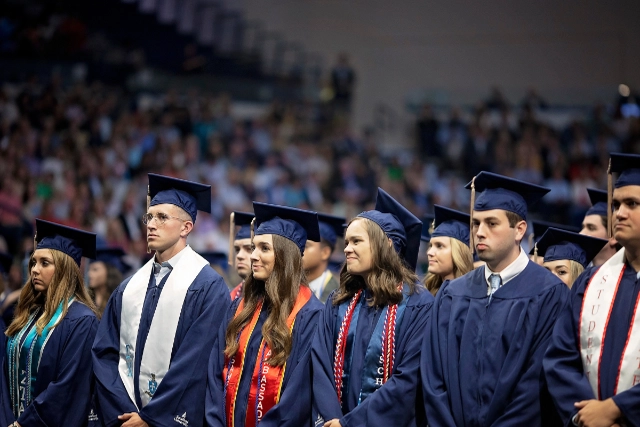 students at commencement DR04282023241