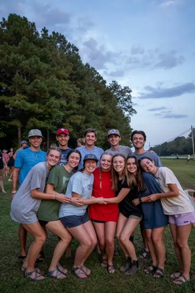 Outdoor adventure club group photo