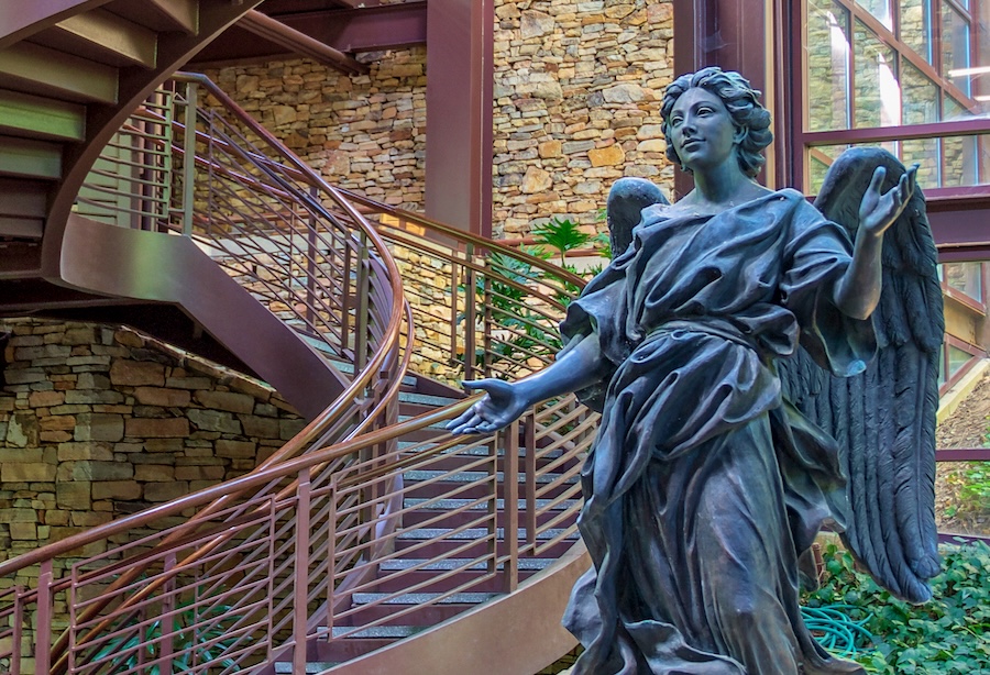 CHP atrium statue