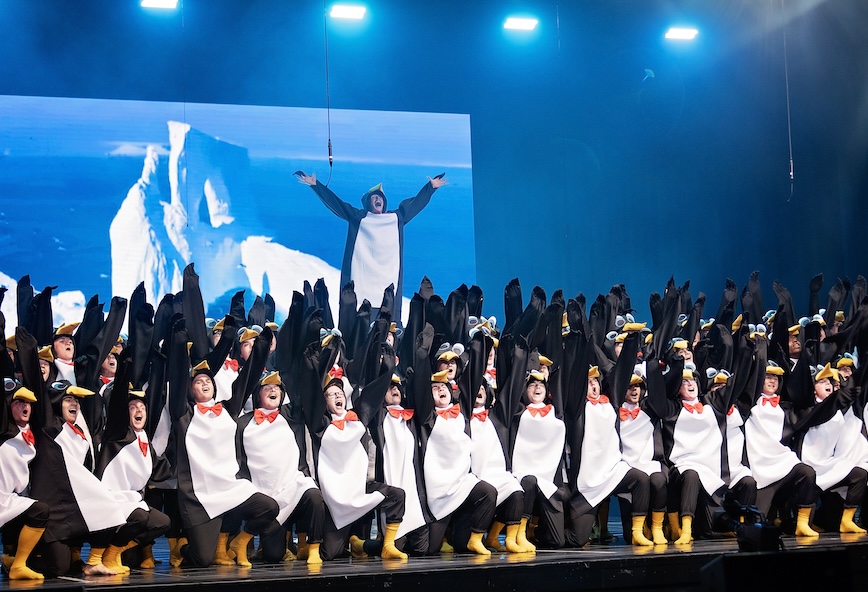 Penguins Fly Step Sing