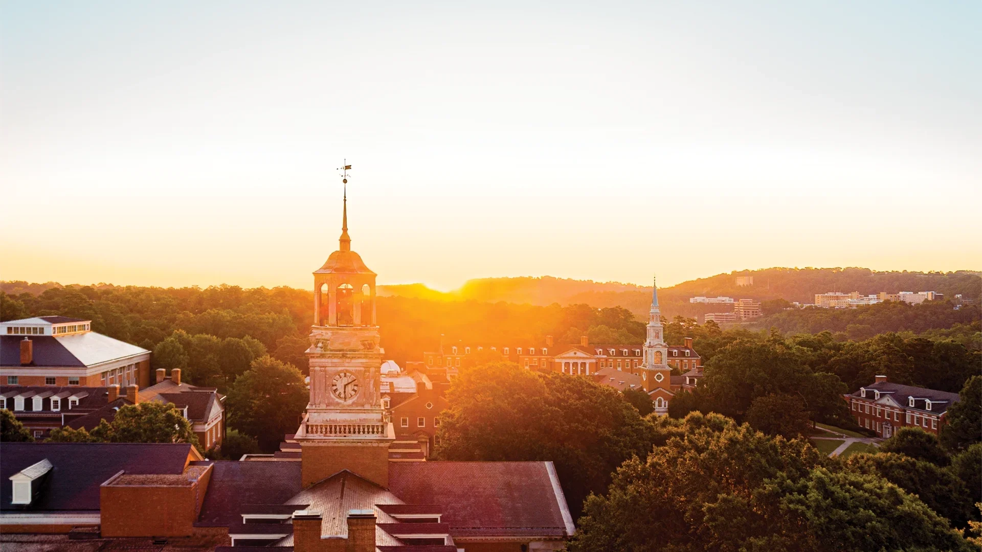 Sunrise over Samford