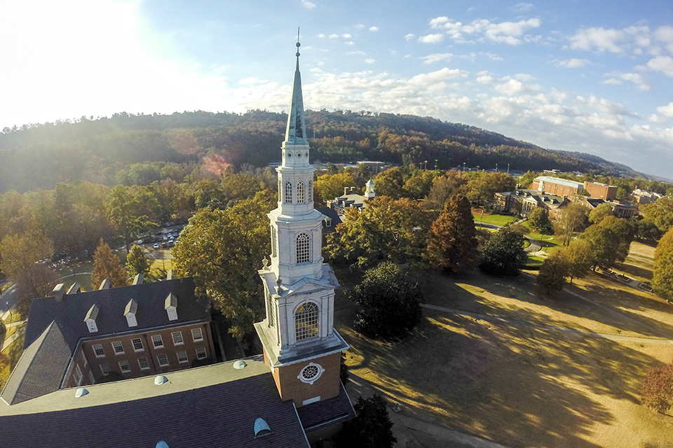 Reid Chapel from Above