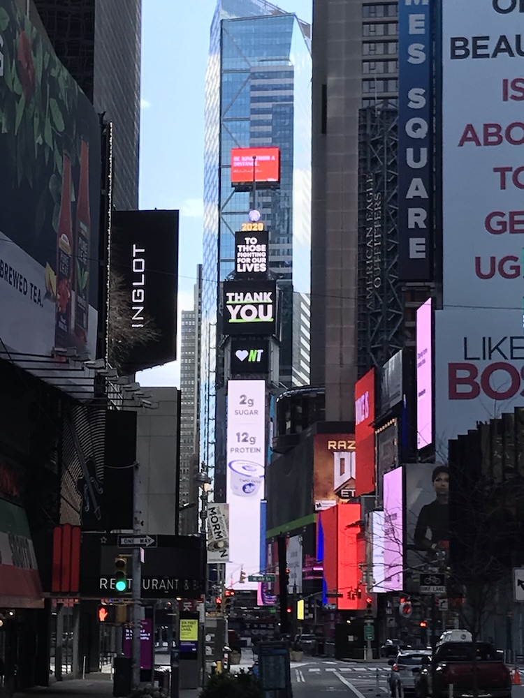 Empty Times Square