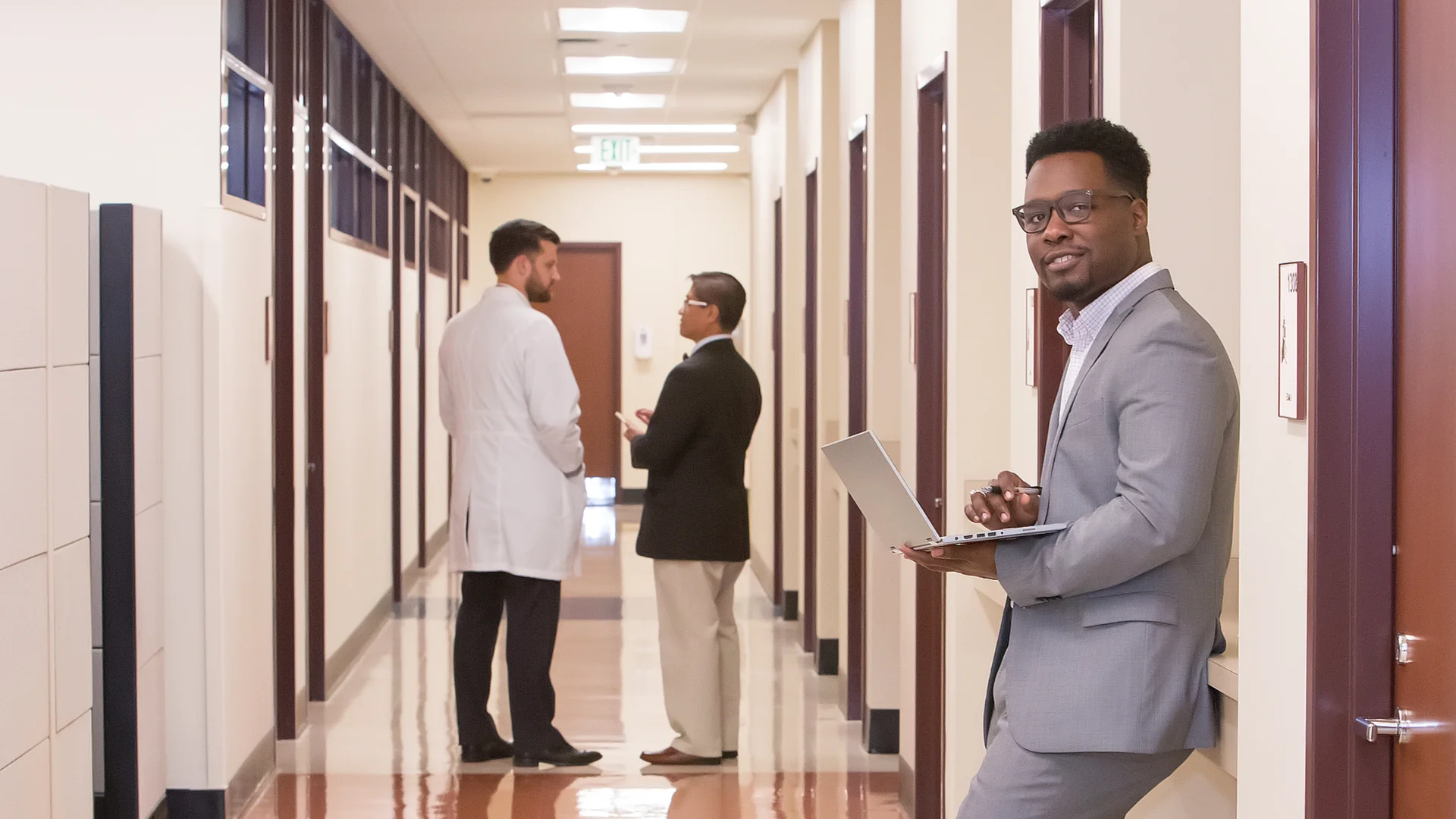 Nurse Leader in Hallway