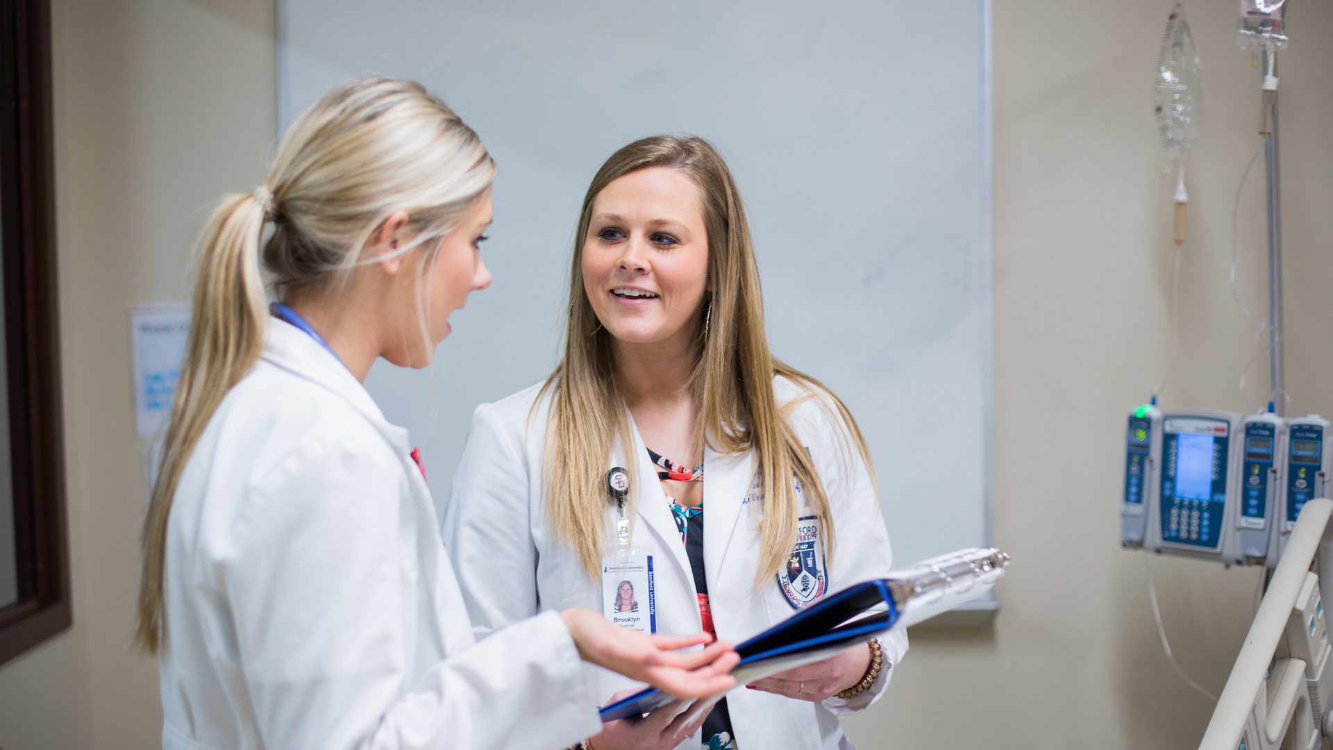 Mag Pharmacy student in acute care lab