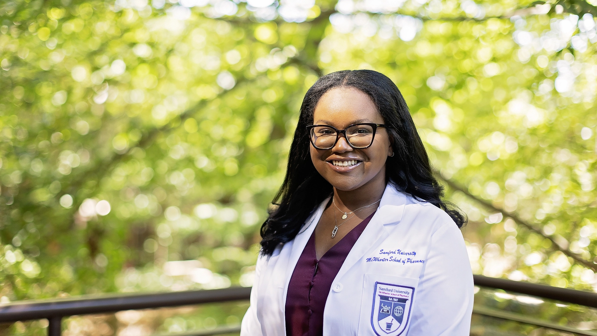Female pharmacy student