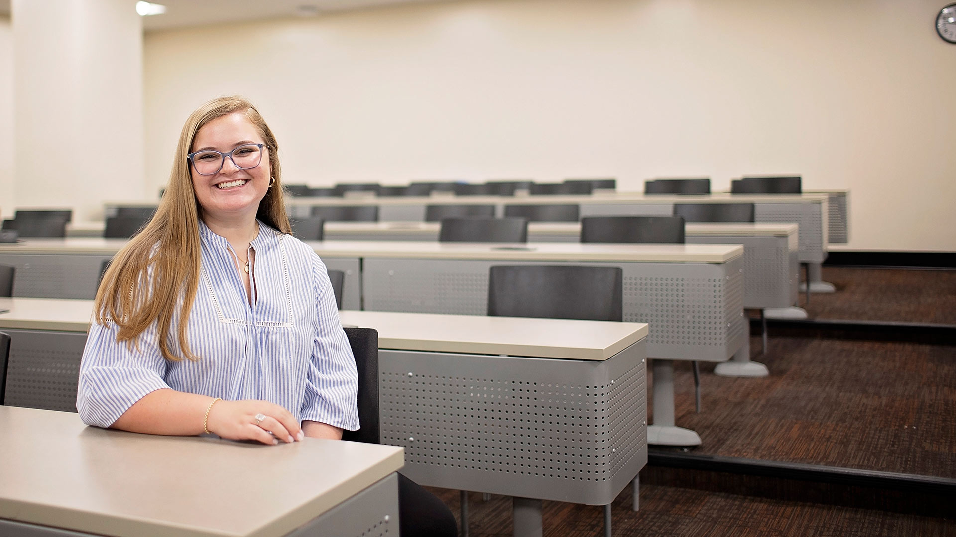 chs student sitting in classroom