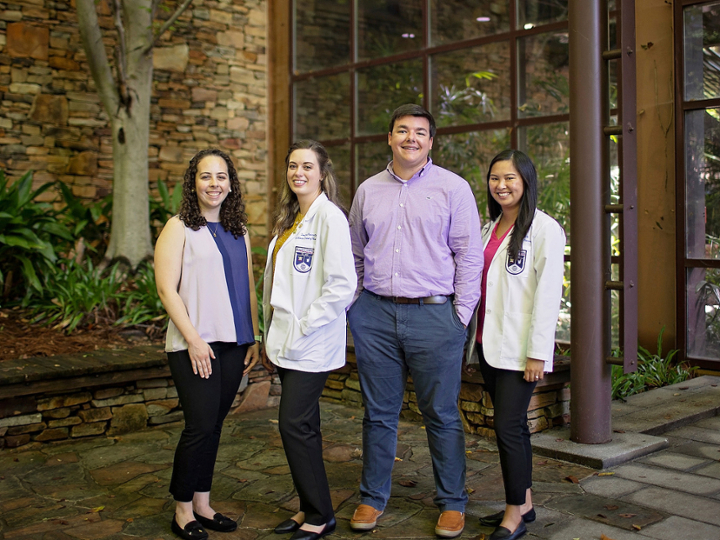 pharm students white coats