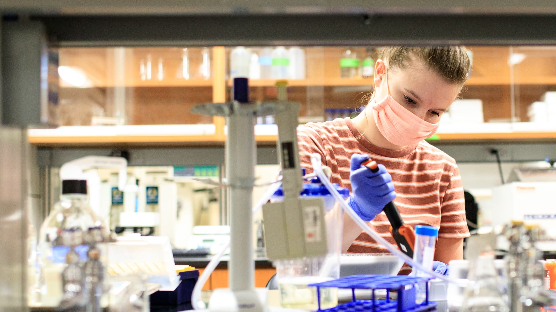 Female Student Conducting Research SD08201179